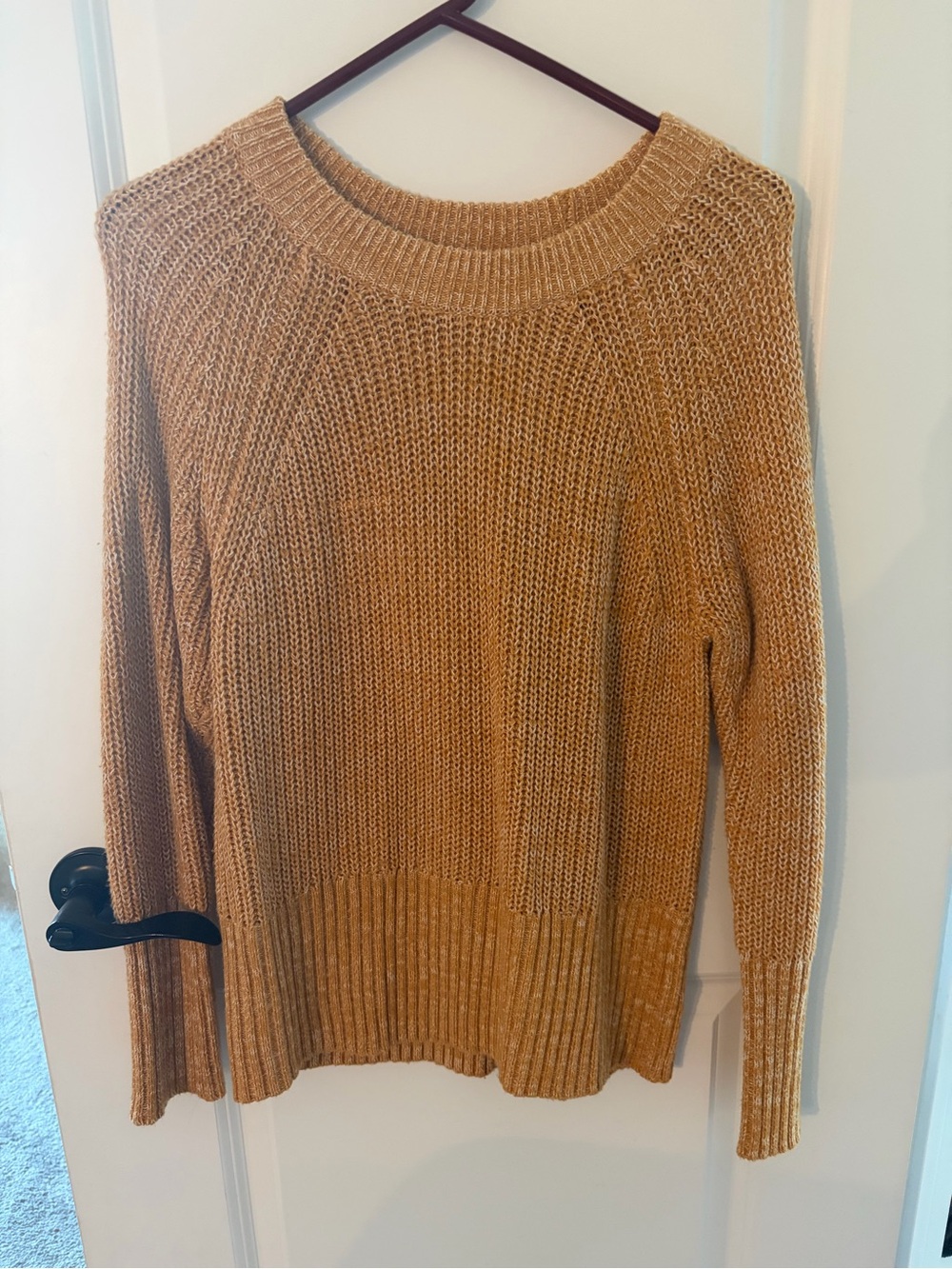 Women's Crewneck Sweater in Camel